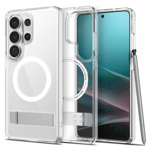 Samsung Galaxy S26 Ultra Deksel Ultra Hybrid S MagFit Clear White