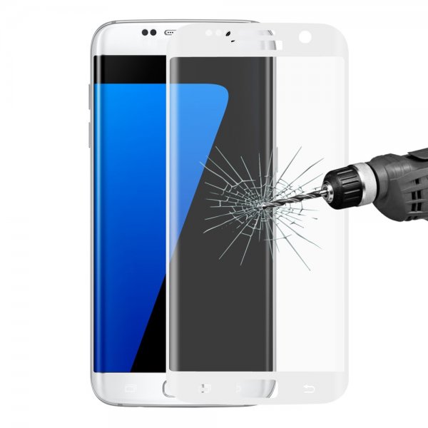Samsung Galaxy S7 Edge Skjermbeskytter i Herdet Glass Full size 3D Välvd