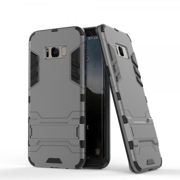 Samsung Galaxy S8 Deksel Armor TPU HardPlast Grå
