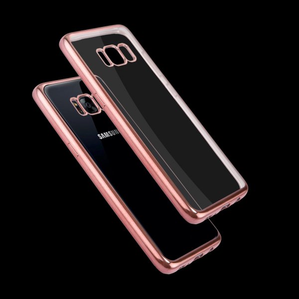 Samsung Galaxy S8 Deksel TPU Klar RoseGUll