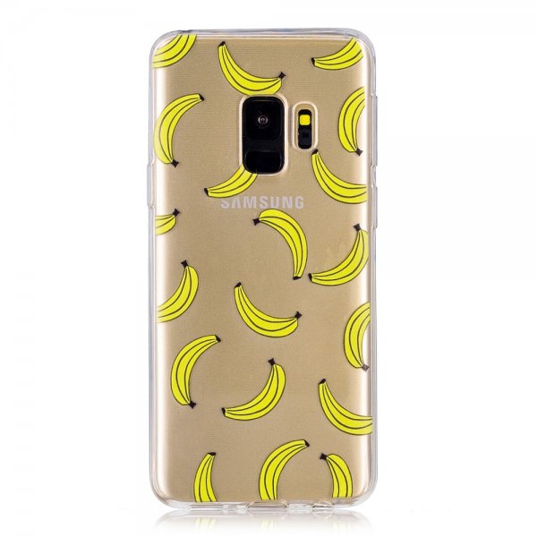 Samsung Galaxy S9 MobilDeksel TPU Motiv Bananer