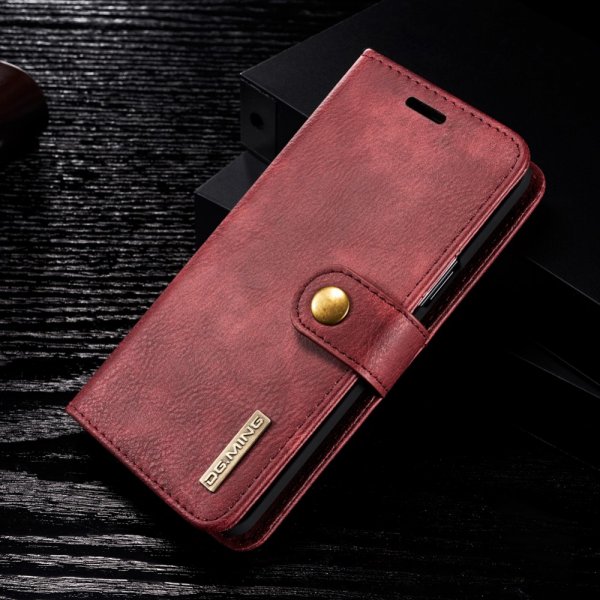 Samsung Galaxy S9 Plånboksetui Löstagbart Deksel Rød