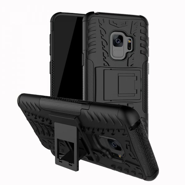 Samsung Galaxy S9 Deksel Armor DäckMønster Svart