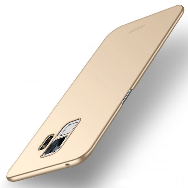 Samsung Galaxy S9 Deksel Hardplast Extra Tunt Gull