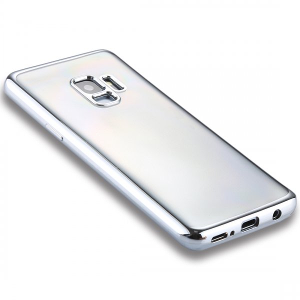 Samsung Galaxy S9 Deksel Belagt TPU Sølv