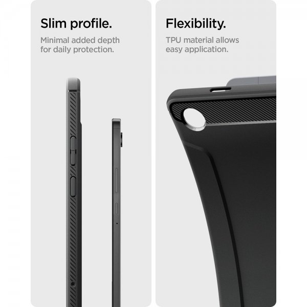Samsung Galaxy Tab A9 Plus/Galaxy Tab A11 Plus Deksel Rugged Armor Matte Black