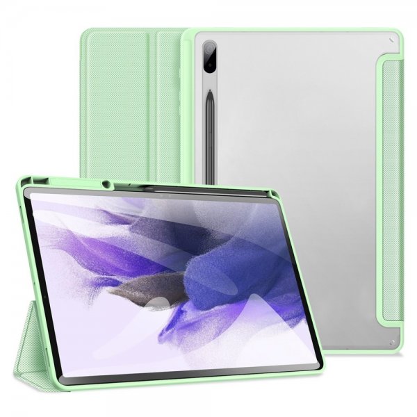 Samsung Galaxy Tab S7 Plus 12.4 T970 T976/Galaxy Tab S8 Plus Etui TOBY Series Grønn
