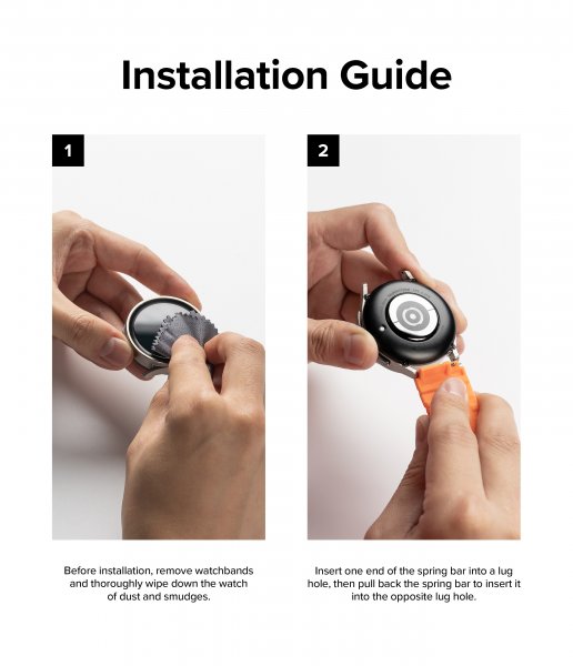 Samsung Galaxy Watch 20mm Armbånd Rubber One Bold Band Oransje