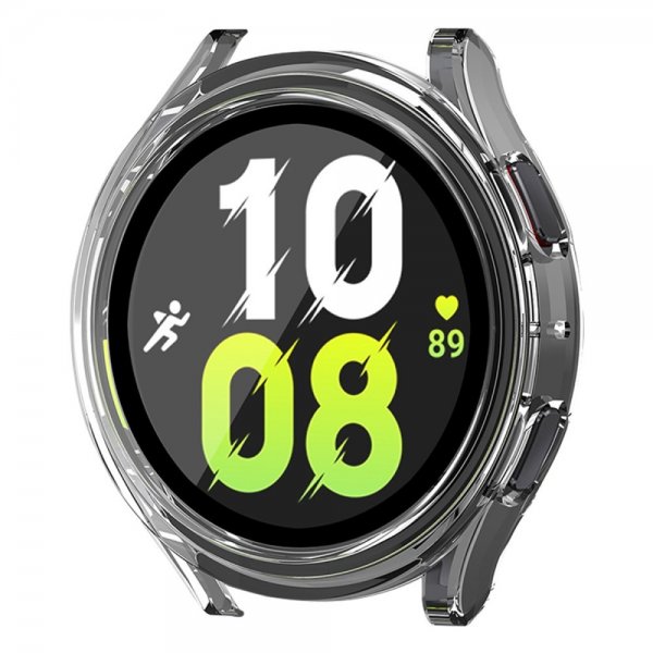 Samsung Galaxy Watch 4/5 44mm Deksel Innebygd skjermbeskytter Transparent Klar