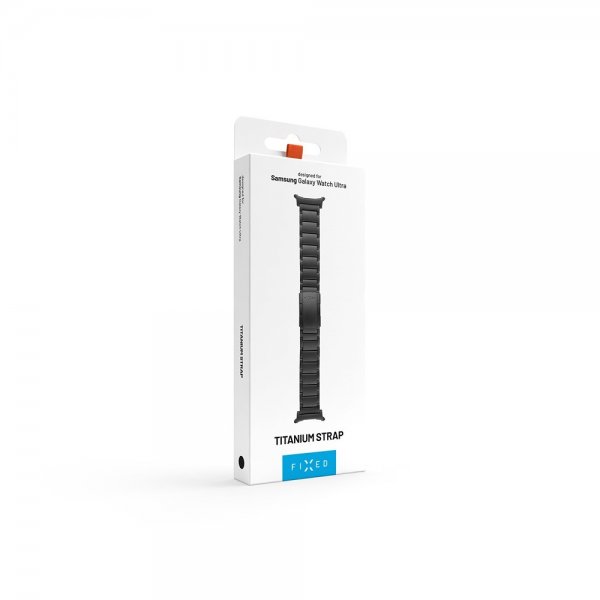 Samsung Galaxy Watch Ultra Armbånd Titanium Strap Svart