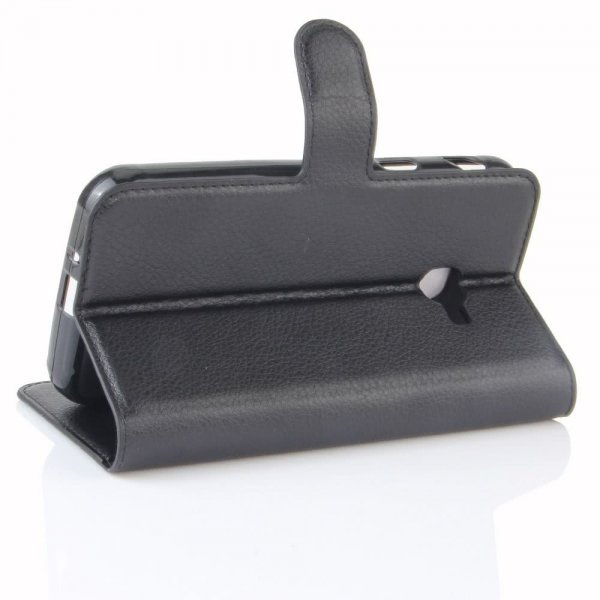 Samsung Galaxy Xcover 4/4S Etui Litchi Svart