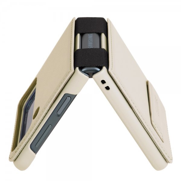 Samsung Galaxy Z Flip 4 Deksel Qin Series Gull