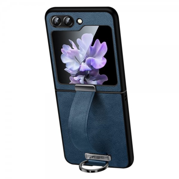 Samsung Galaxy Z Flip 5 Deksel Fashion Series Blå