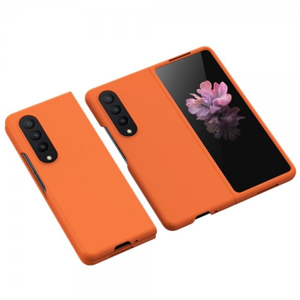 Samsung Galaxy Z Fold 4 Deksel Soft-coating Oransje