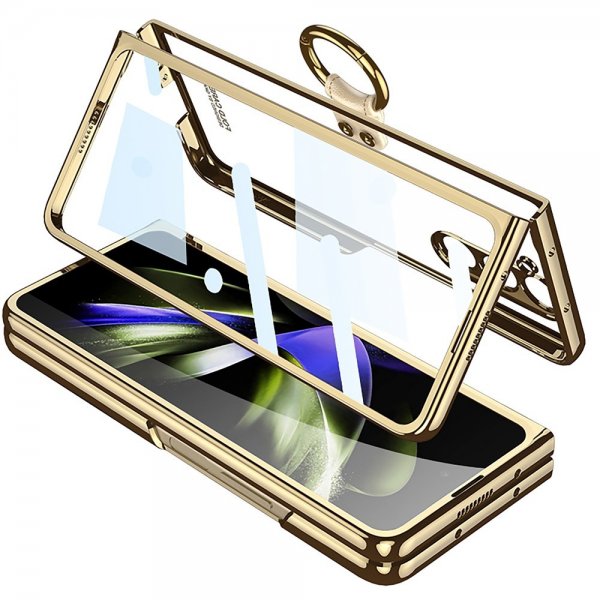 Samsung Galaxy Z Fold 5 Deksel Finger Ring Transparent