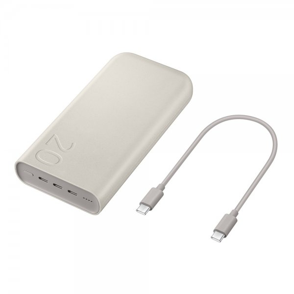 Original Powerbank Battery Pack 20 000 mAh 45W Beige