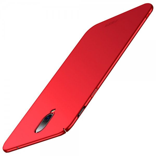 Shield till OnePlus 6T Deksel Extra Tunt HardPlast Rød