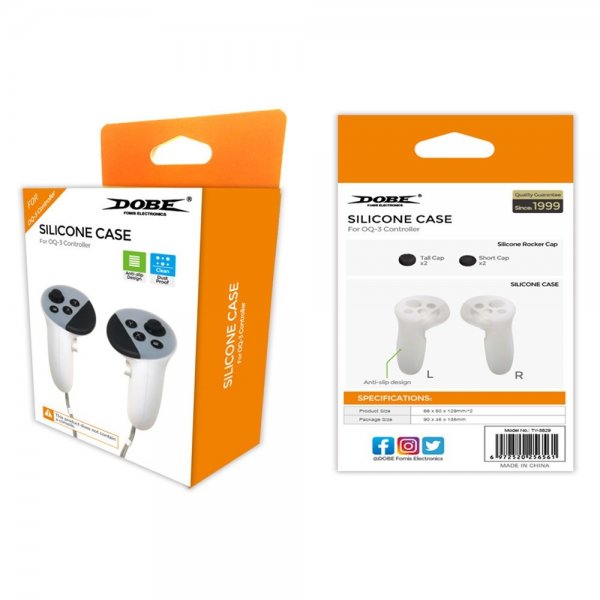 Meta Quest 3 VR Kontroller Silikonskal och Tumgrepp