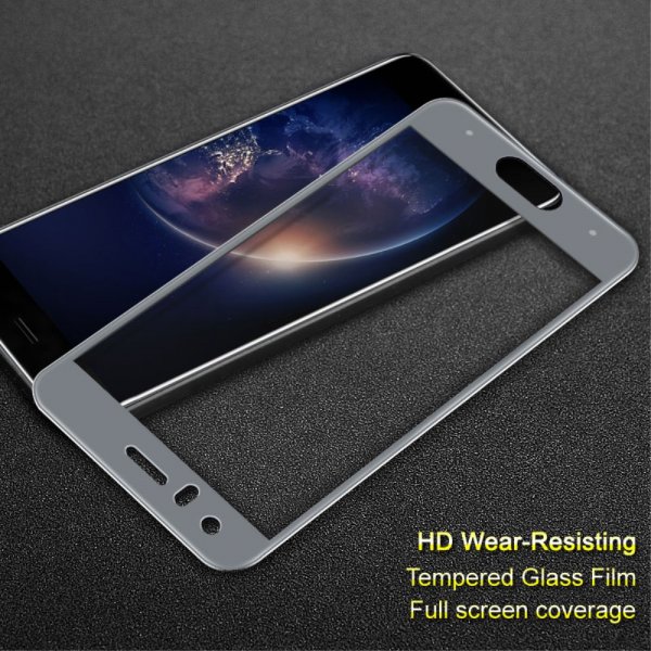 Skjermbeskytter i Herdet Glass Full size till Huawei Honor 9 Grå