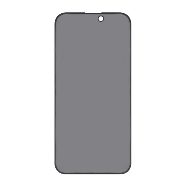 iPhone 15/iPhone 16 Skjermbeskytter Herdet glass 3D Privacy