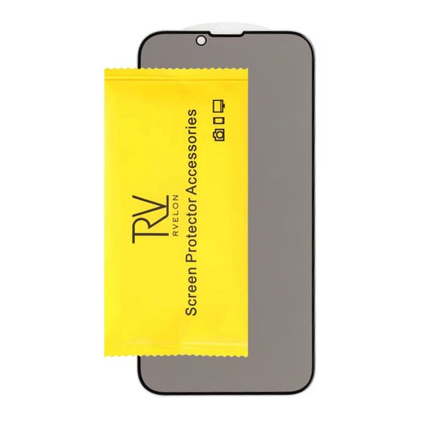 iPhone 13/13 Pro/14/16e/17e Skjermbeskytter 3D Herdet glass Privacy