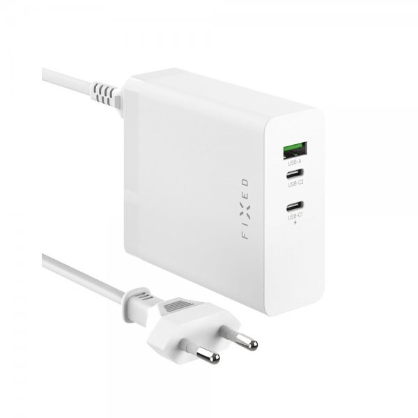 Skrivebord Lader GaN140 Charging Dock 2xUSB-C & 1xUSB-A