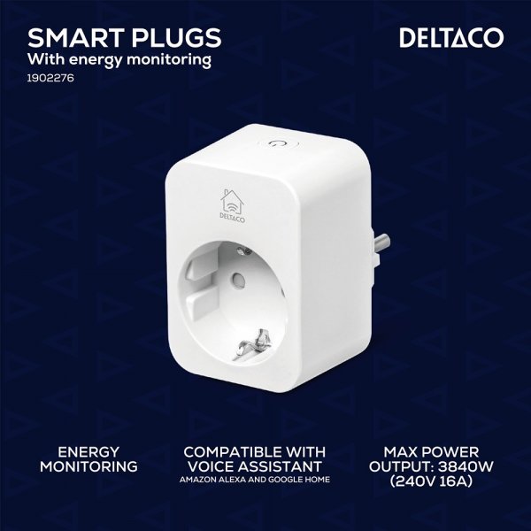 Smart Plug WiFi 2.4GHz 2-pakning