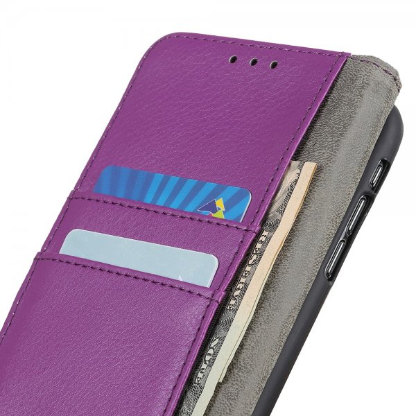 Sony Xperia 1 III Etui Litchi Lilla