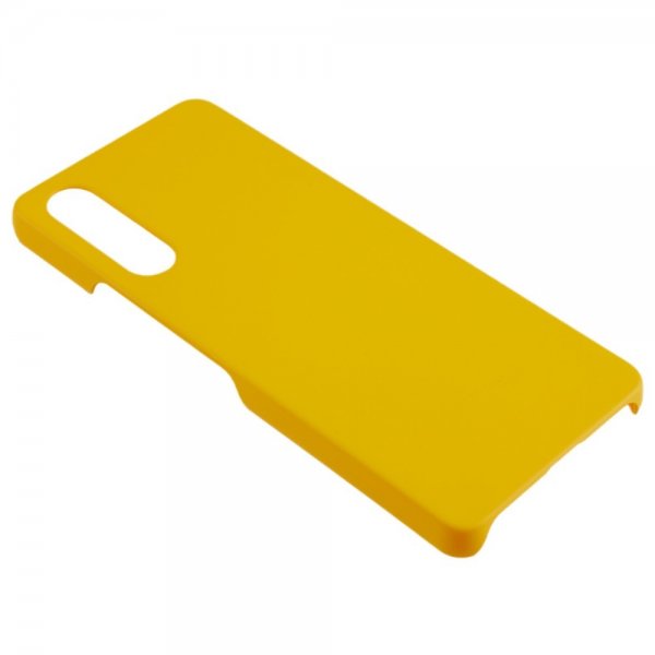 Sony Xperia 1 V Deksel Matt Hardplast Gul