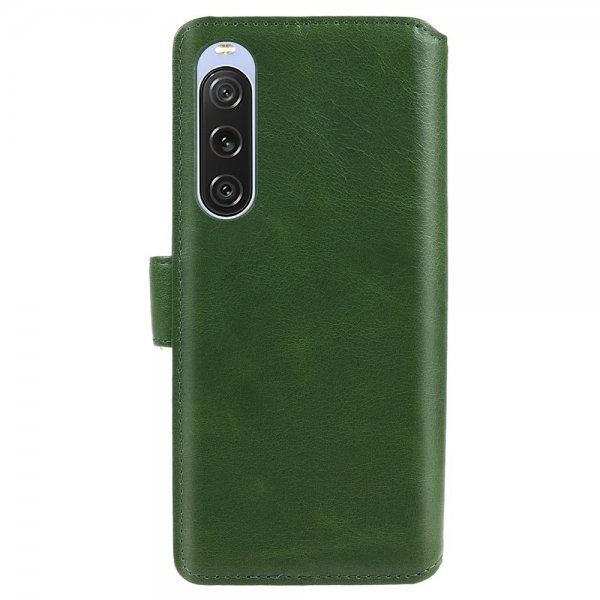 Sony Xperia 10 V Etui Essential Leather Juniper Green