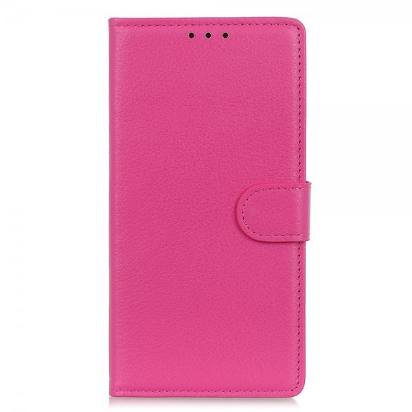 Sony Xperia 5 IV Etui Litchi Magenta