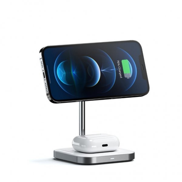 Magnetic 2-in-1 Wireless Charging Stand