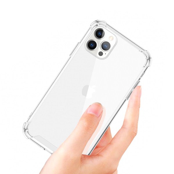 iPhone 12/iPhone 12 Pro Deksel Støtsikker Transparent