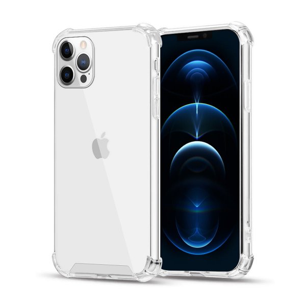 iPhone 12/iPhone 12 Pro Deksel Støtsikker Transparent