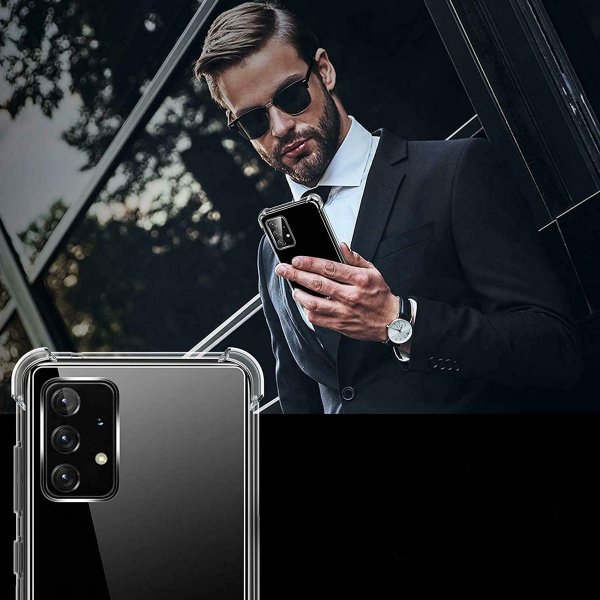 Samsung Galaxy A52/A52s 5G Deksel Støtsikker Transparent