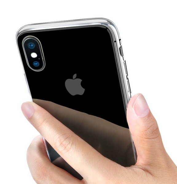 iPhone X/iPhone Xs Deksel Støtsikker TPU Transparent