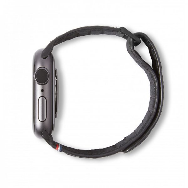 Leather Magnetic Traction Strap Apple Watch 38/40/41/42mm Black