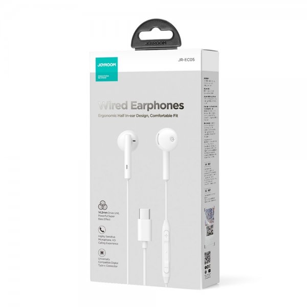 Hodetelefoner EC05 USB-C Hvit