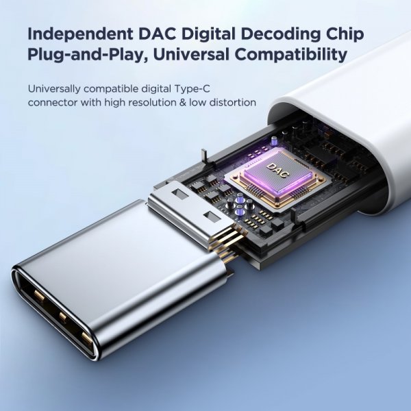 Hodetelefoner EC05 USB-C Hvit
