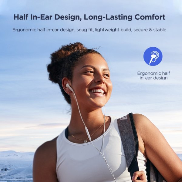 Hodetelefoner EC05 USB-C Hvit