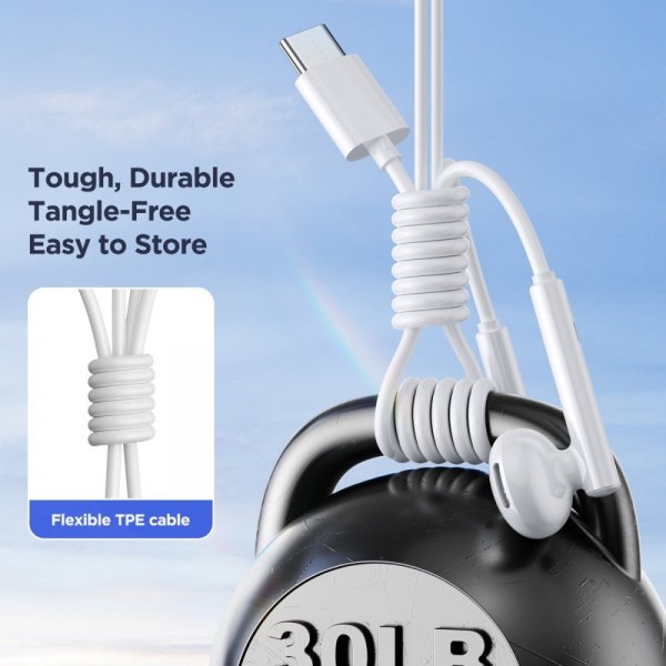 Hodetelefoner EC05 USB-C Hvit