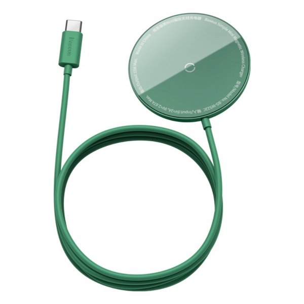 Trådløs lader MagSafe Simple Mini 15W Grønn