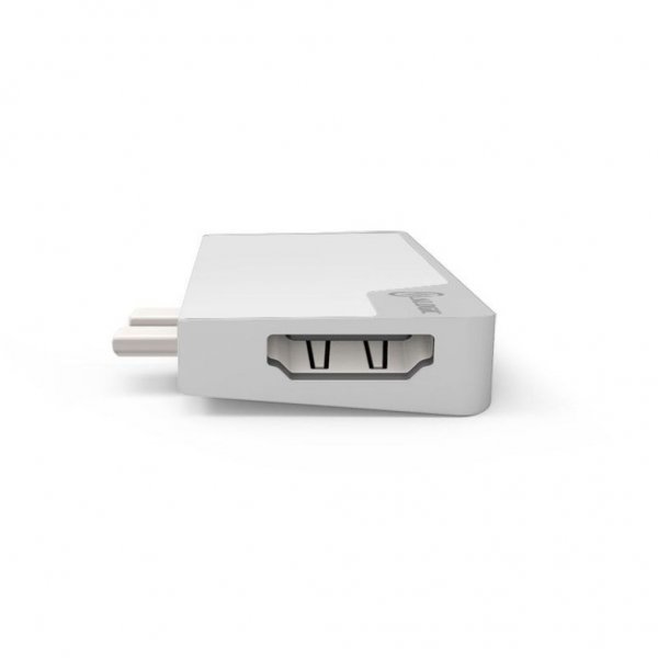 Ultra USB-C Dock NANO Gen 2 - HDMI. USB. SD-Kort 100W PD Silver