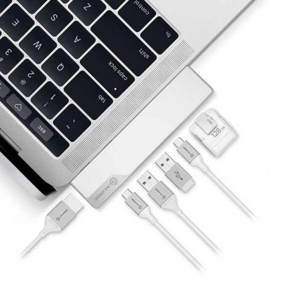 Ultra USB-C Dock NANO Gen 2 - HDMI. USB. SD-Kort 100W PD Silver