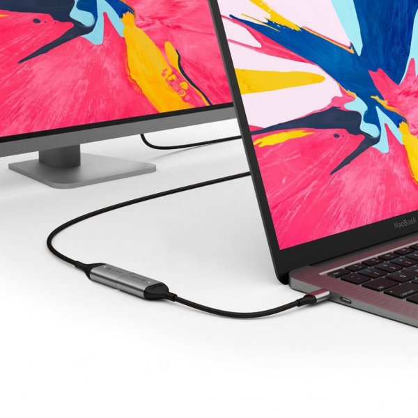 Ultra USB-C Male To DisplayPort Female 4K @60Hz Adapter 15cm