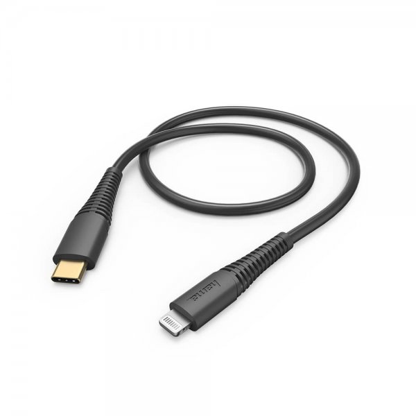 USB-C/Lightning Kabel 1.5 meter Svart