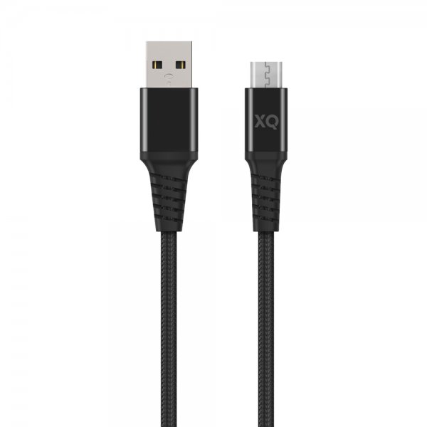 USB till Micro USB Kabler Flätad Extra Stark 2 m Svart