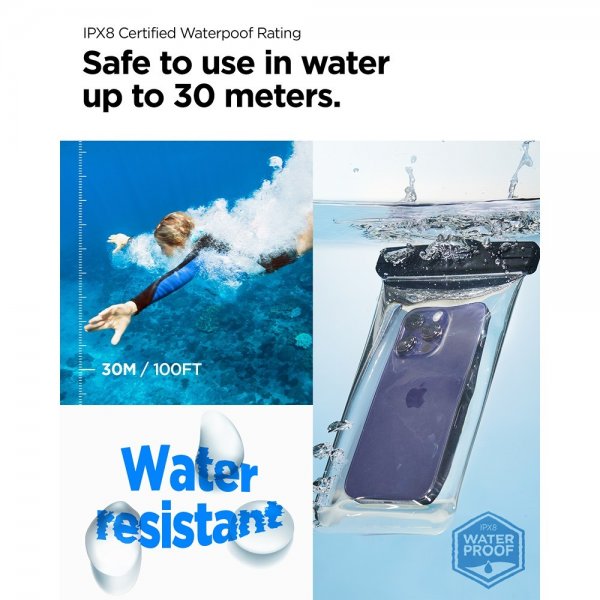 Vanntett Etui Aqua Shield Transparent