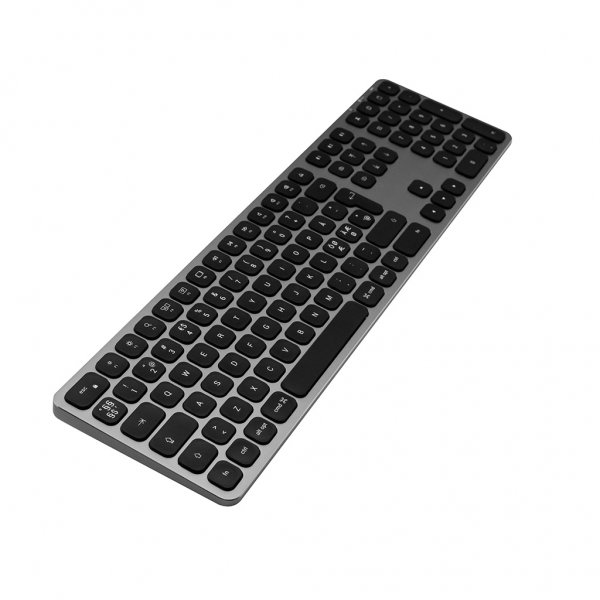 Trådløst Tastatur för upp till 3 enheter Nordisk Layout Space Gray
