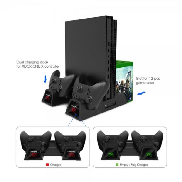 Xbox One X/S dokkingstasjon multifunksjonell